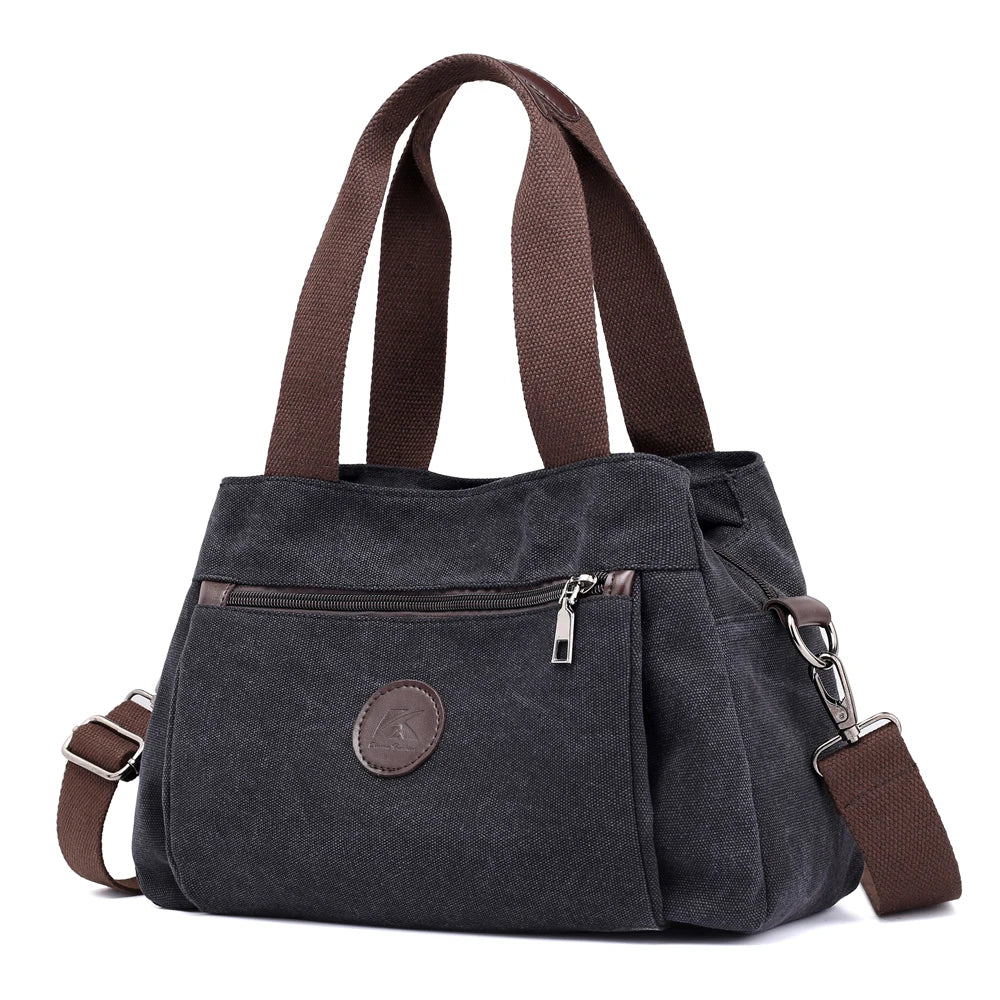 Stylish and Spacious Women's Canvas Handbags - Your Go-To Tote for Work and Play