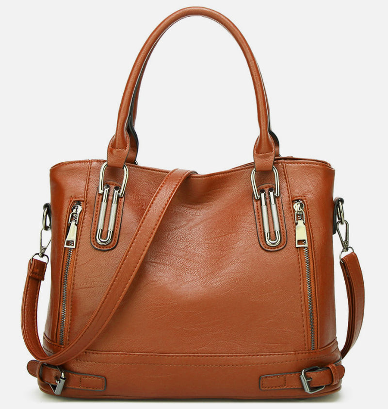 Stylish Large Faux Leather Designer Handbag for Women - Perfect Work & Shoulder Bag UK