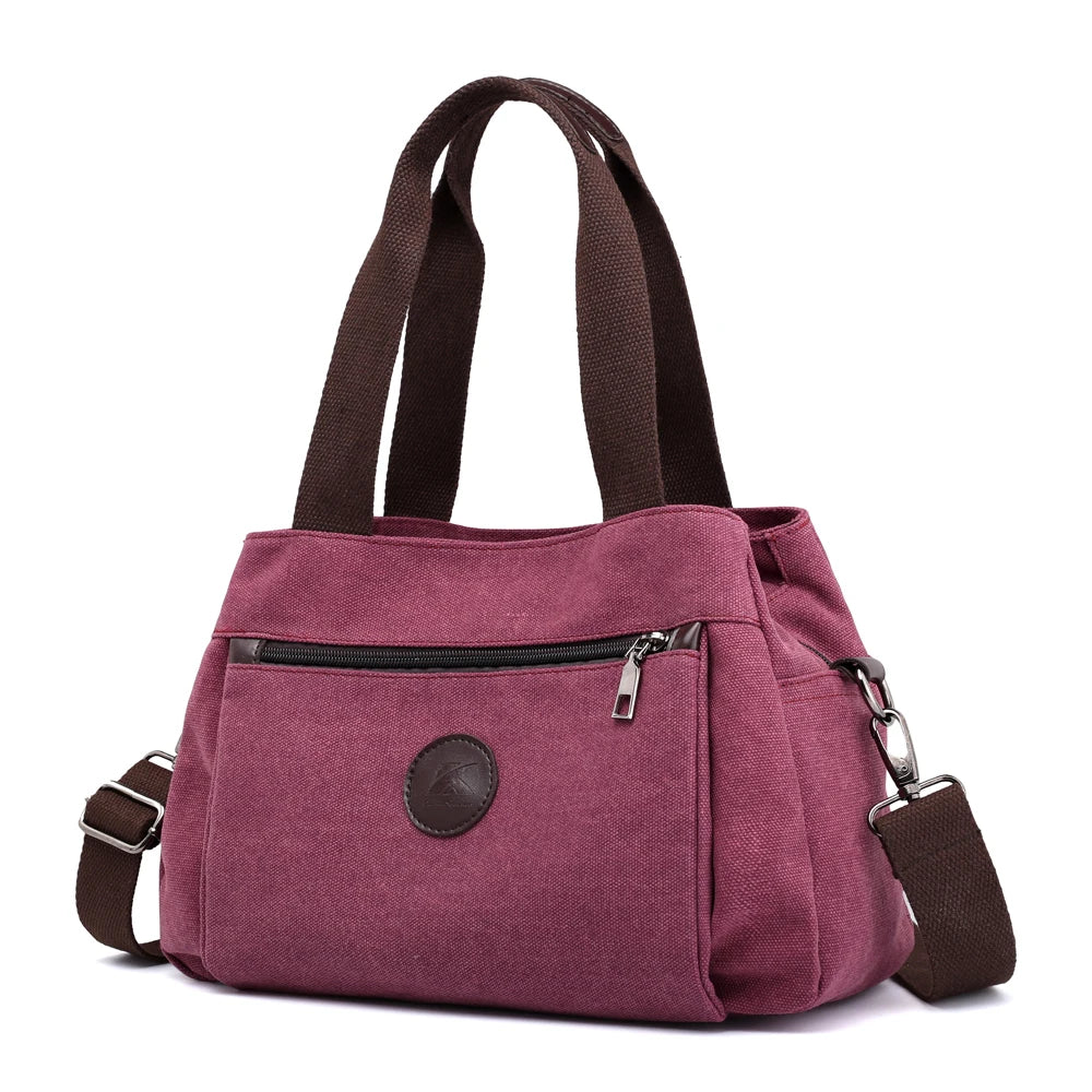 Stylish and Spacious Women's Canvas Handbags - Your Go-To Tote for Work and Play