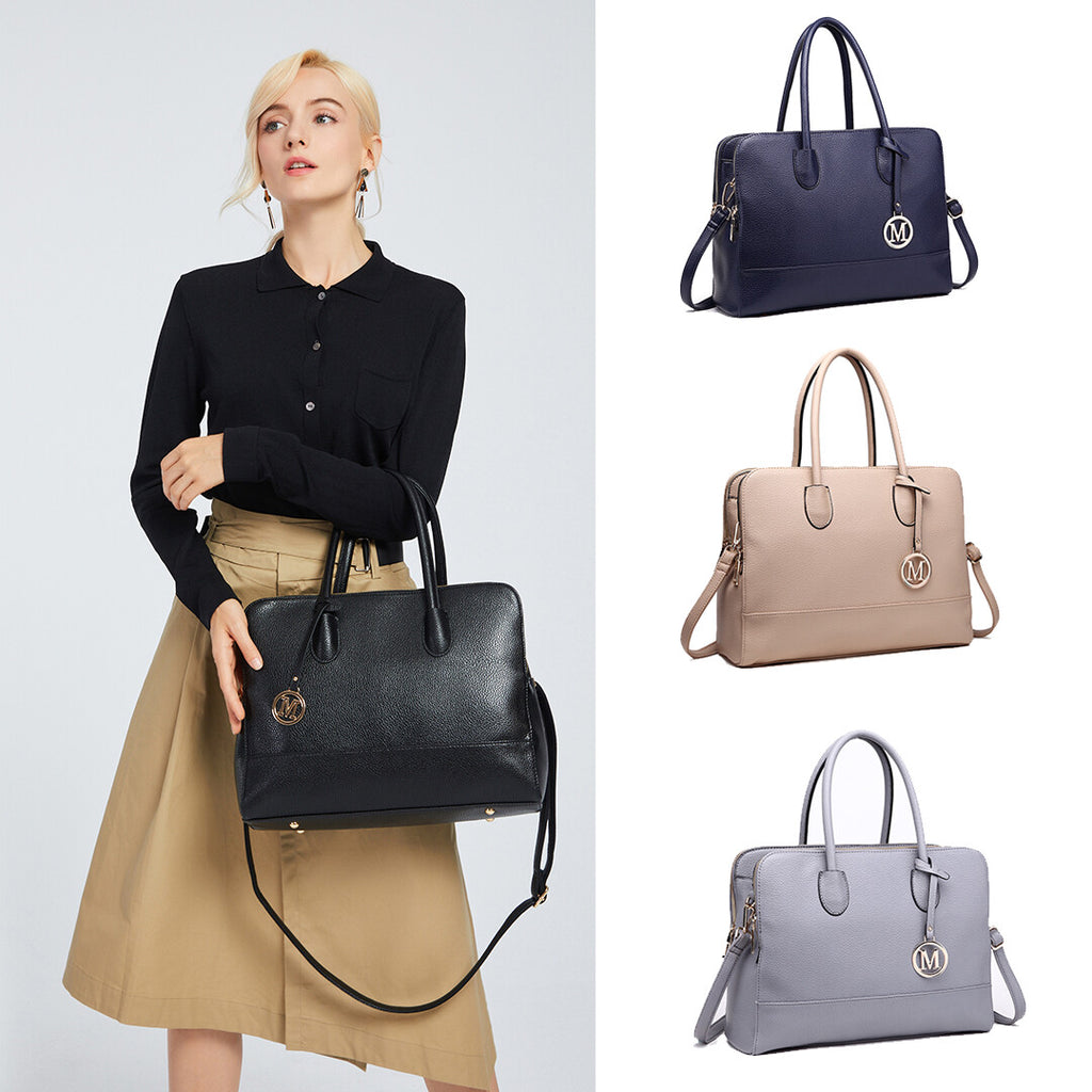 Elevate Your Style with the Stylish Waterproof PU Leather Large Tote Bag - Ideal for 14 Inch Laptops and Everyday Use
