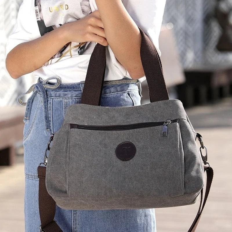 Stylish and Spacious Women's Canvas Handbags - Your Go-To Tote for Work and Play