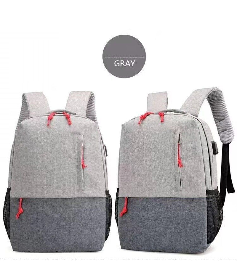 Stylish and Versatile Waterproof Backpack for Men & Women - Perfect for School, Travel, and Laptops with Convenient USB Charging Port