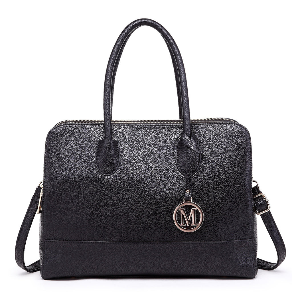 Elevate Your Style with the Stylish Waterproof PU Leather Large Tote Bag - Ideal for 14 Inch Laptops and Everyday Use