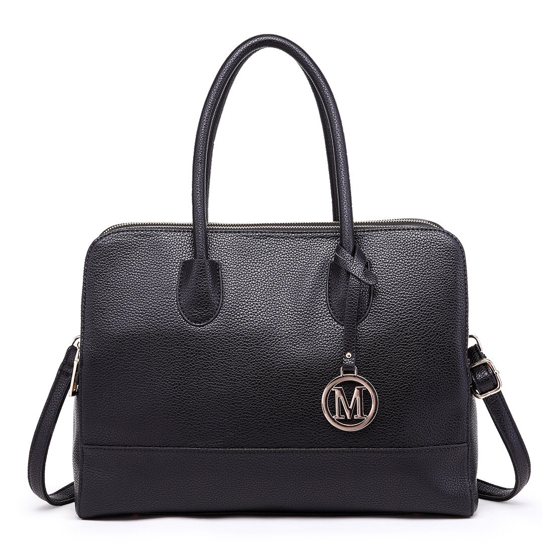 Elevate Your Style with the Stylish Waterproof PU Leather Large Tote Bag - Ideal for 14 Inch Laptops and Everyday Use