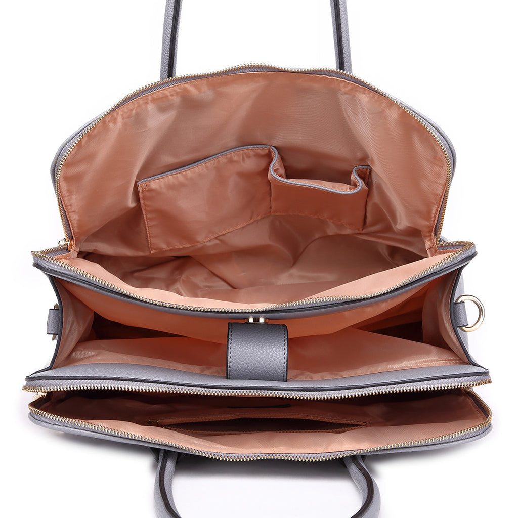 Elevate Your Style with the Stylish Waterproof PU Leather Large Tote Bag - Ideal for 14 Inch Laptops and Everyday Use