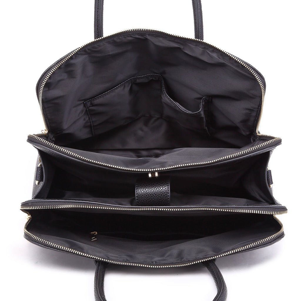 Elevate Your Style with the Stylish Waterproof PU Leather Large Tote Bag - Ideal for 14 Inch Laptops and Everyday Use