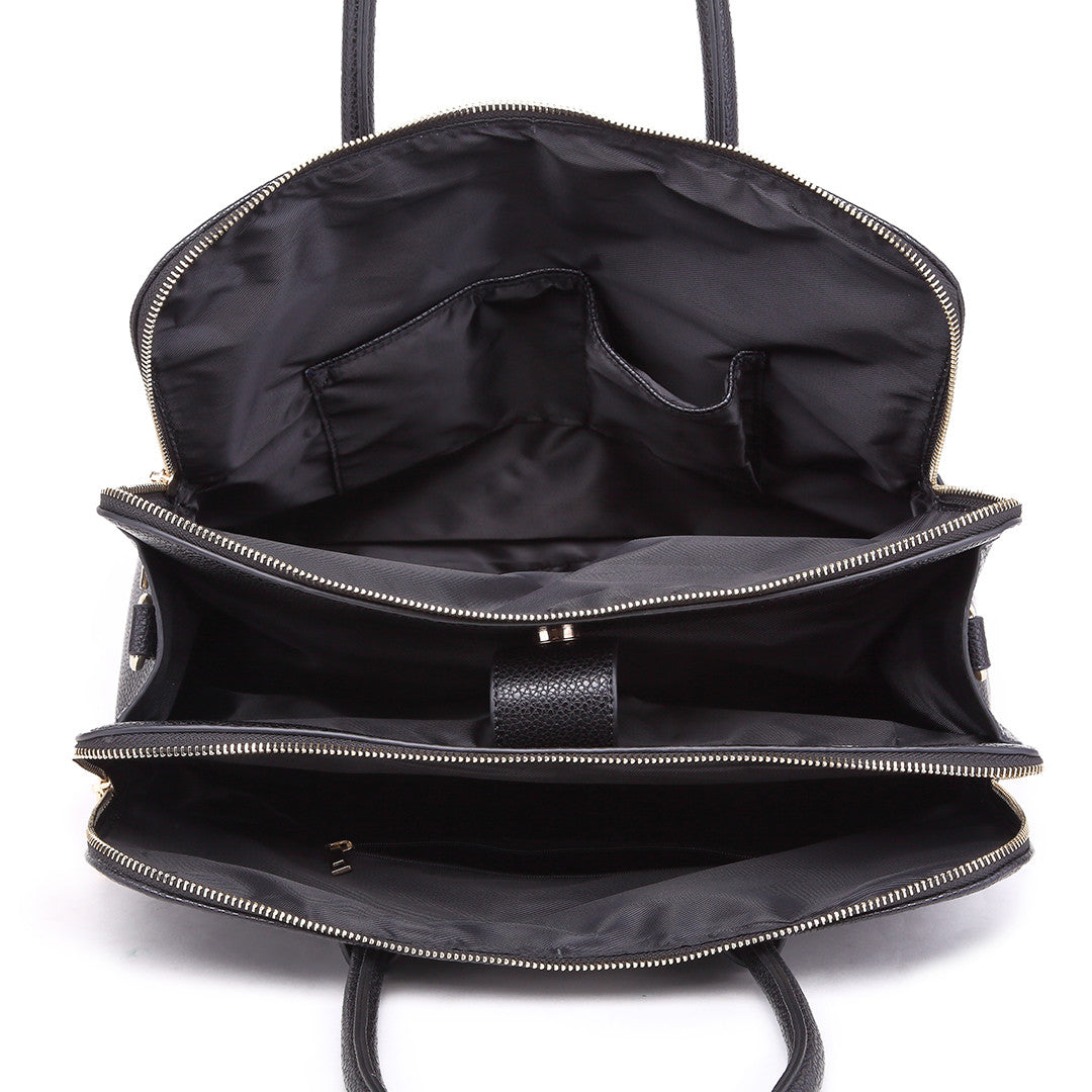 Elevate Your Style with the Stylish Waterproof PU Leather Large Tote Bag - Ideal for 14 Inch Laptops and Everyday Use