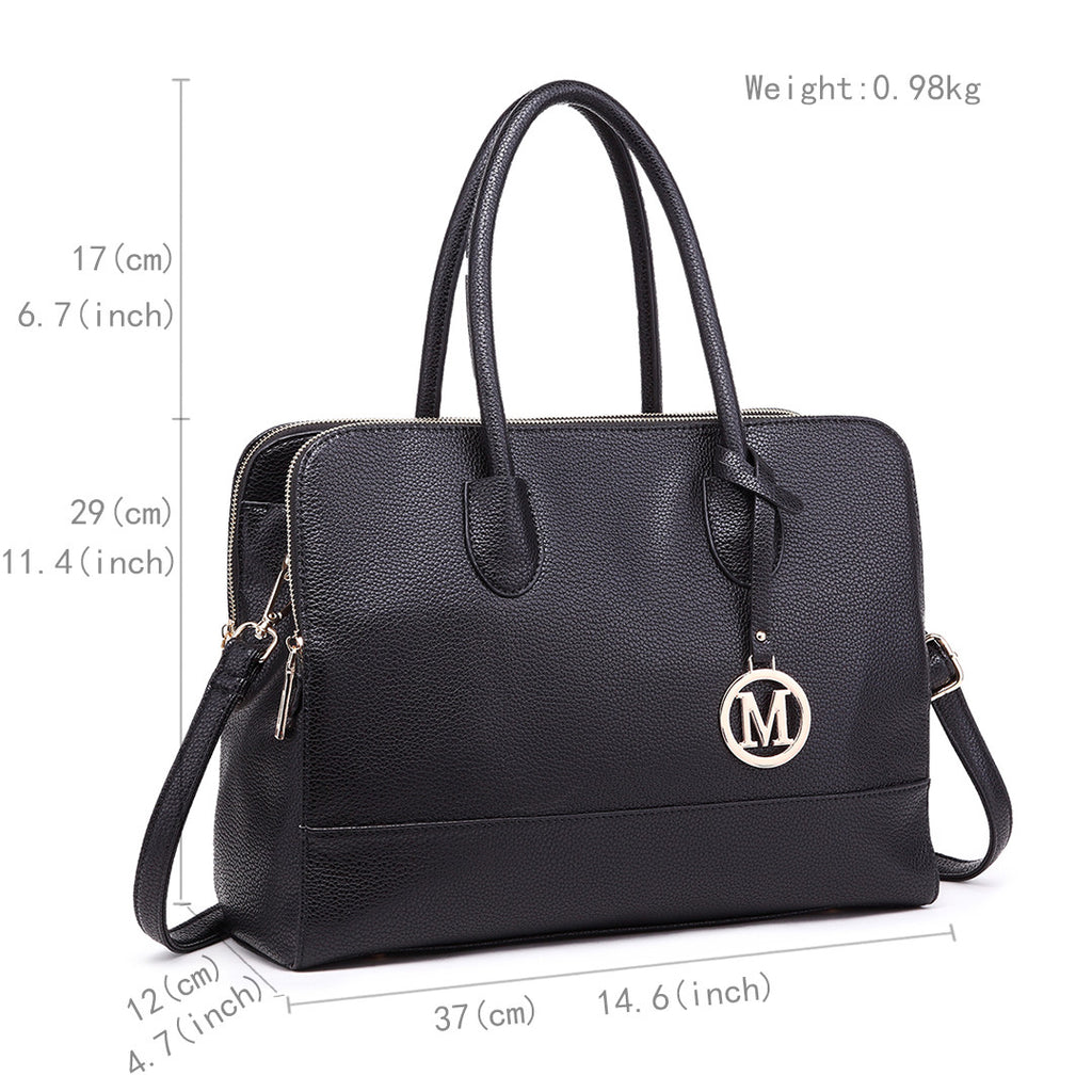 Elevate Your Style with the Stylish Waterproof PU Leather Large Tote Bag - Ideal for 14 Inch Laptops and Everyday Use