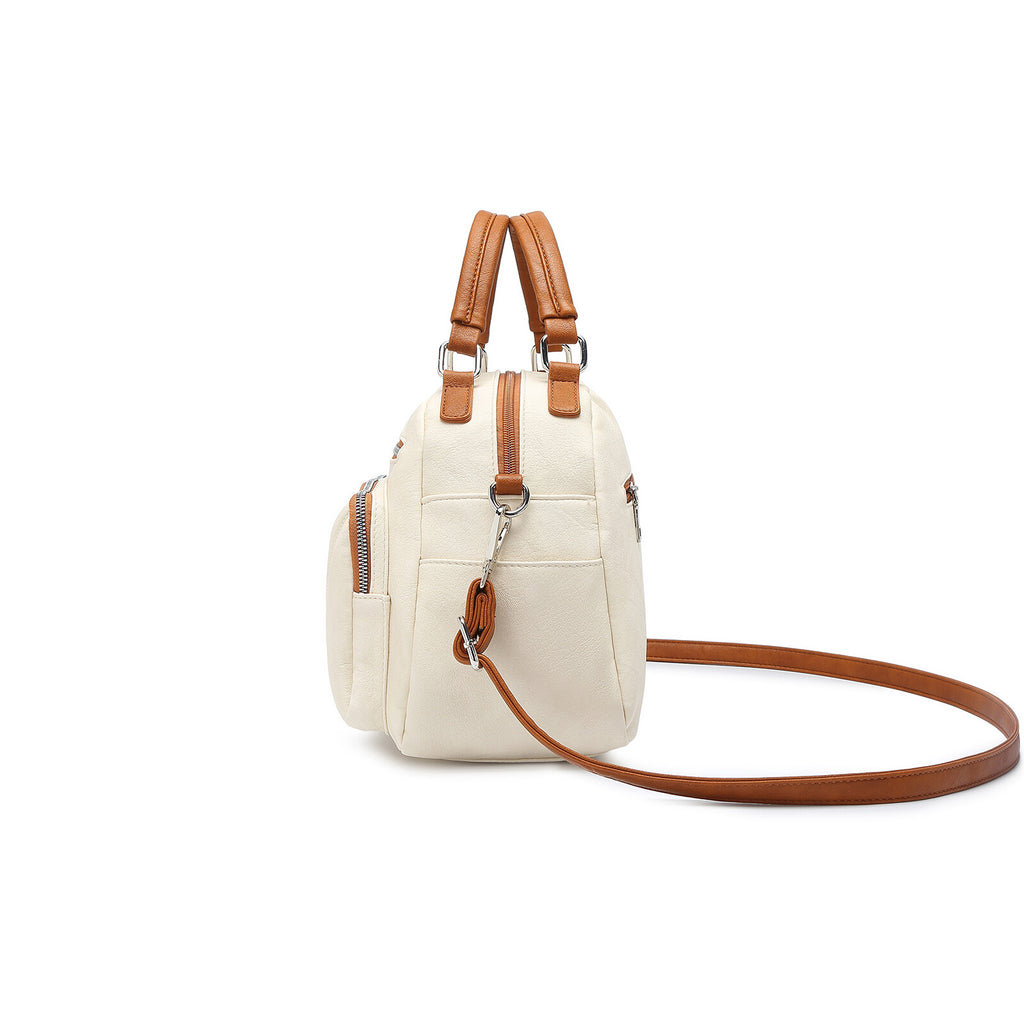 Chic and Versatile Faux Leather Bowler Crossbody Bag for Effortless Style
