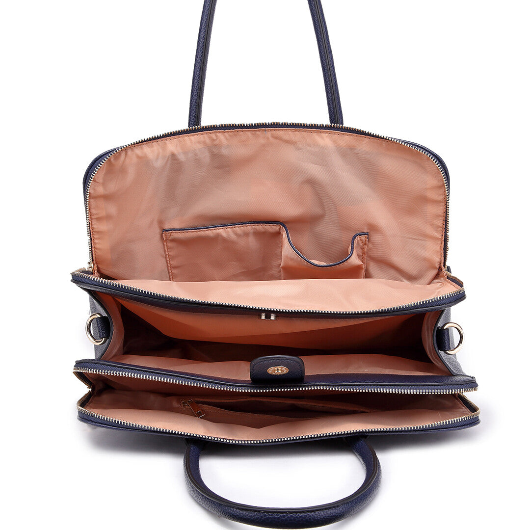Elevate Your Style with the Stylish Waterproof PU Leather Large Tote Bag - Ideal for 14 Inch Laptops and Everyday Use