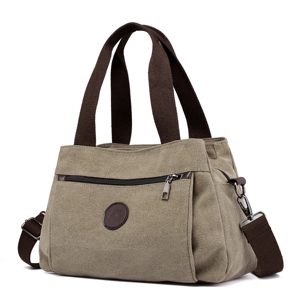 Stylish and Spacious Women's Canvas Handbags - Your Go-To Tote for Work and Play