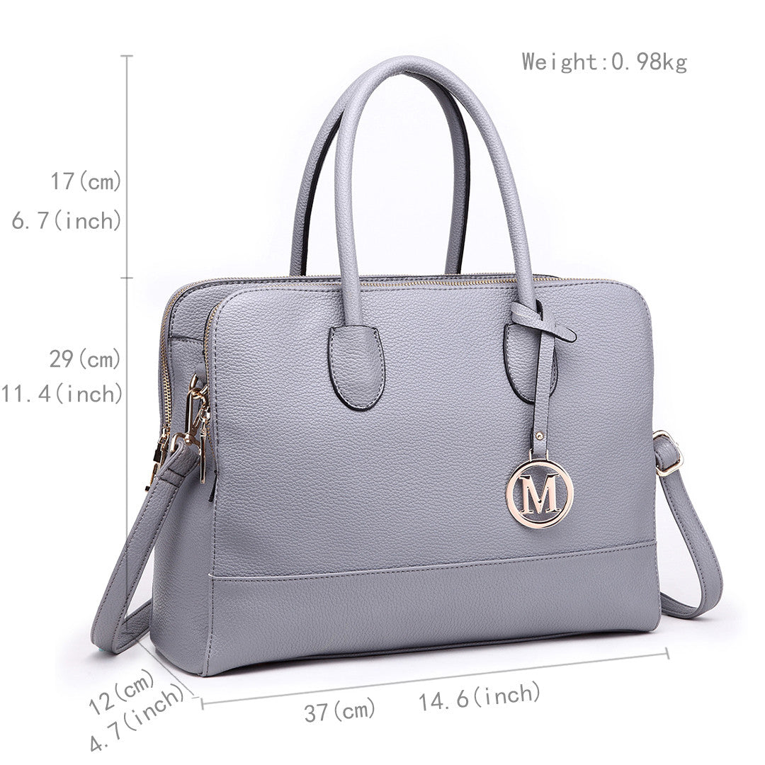 Elevate Your Style with the Stylish Waterproof PU Leather Large Tote Bag - Ideal for 14 Inch Laptops and Everyday Use