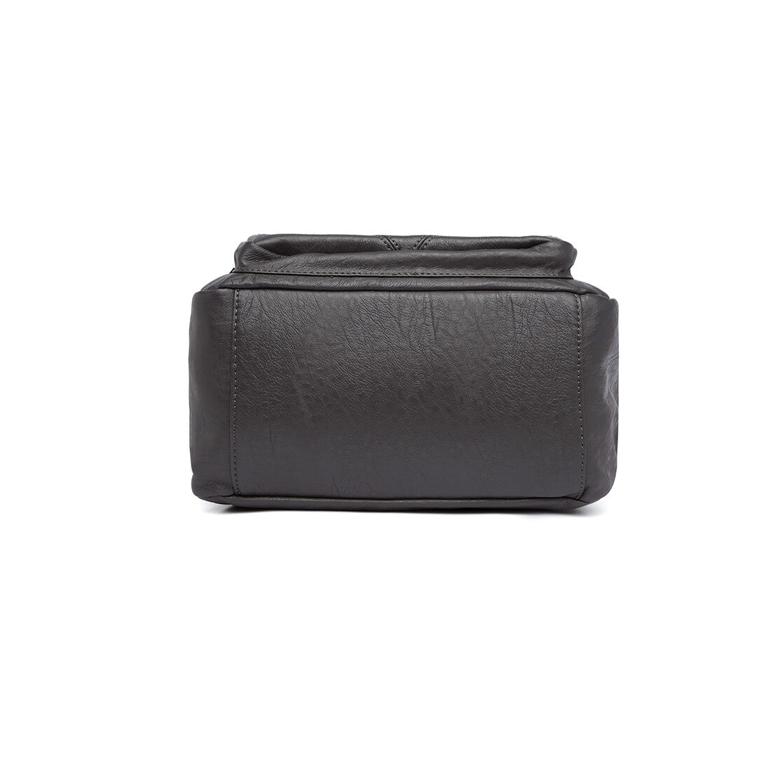 Chic and Versatile Faux Leather Bowler Crossbody Bag for Effortless Style