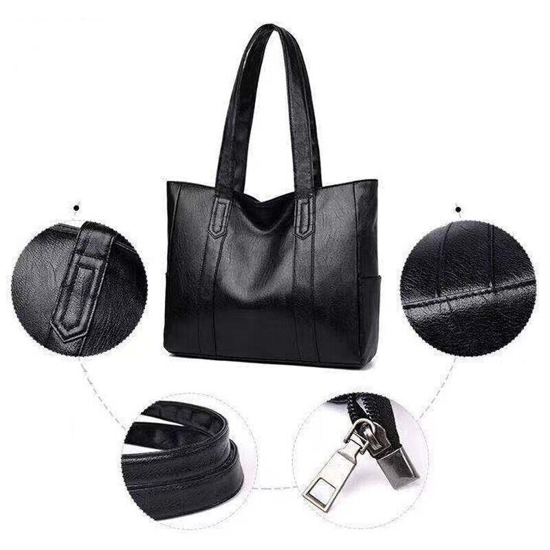 Elevate Your Style with Our Chic Women's Faux Leather Hobo Tote - Perfectly Spacious for Everyday Use in the UK